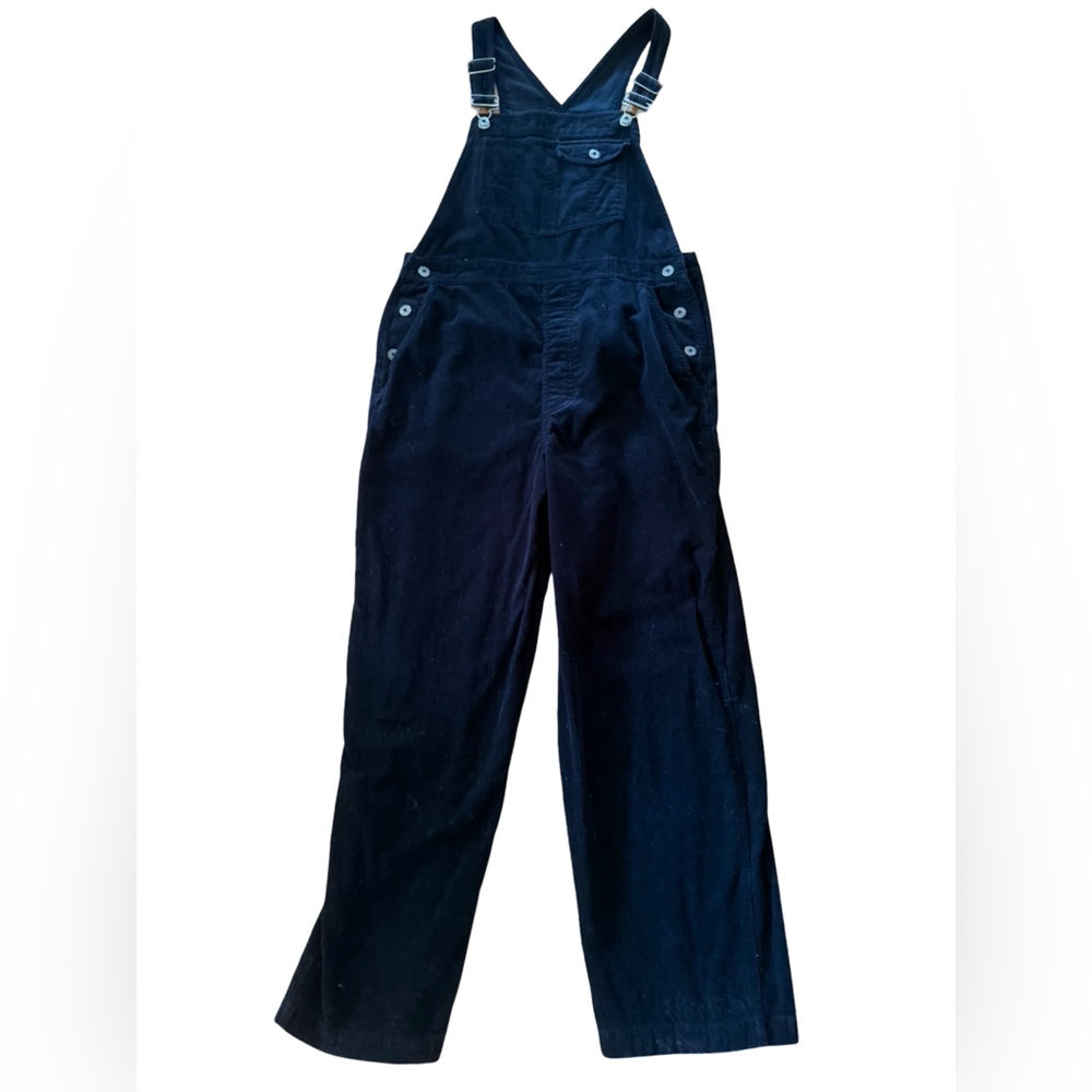 GAP Women's Black Corduroy Overalls Vintage Y2K Large